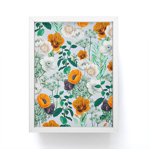 83 Oranges Wildflower Forest Framed Mini Art Print