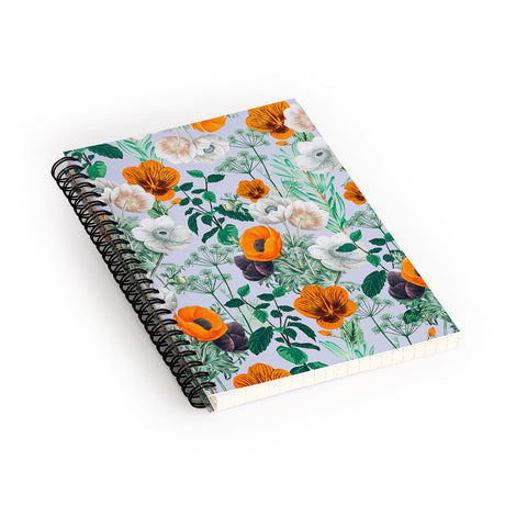83 Oranges Wildflower Forest Spiral Notebook