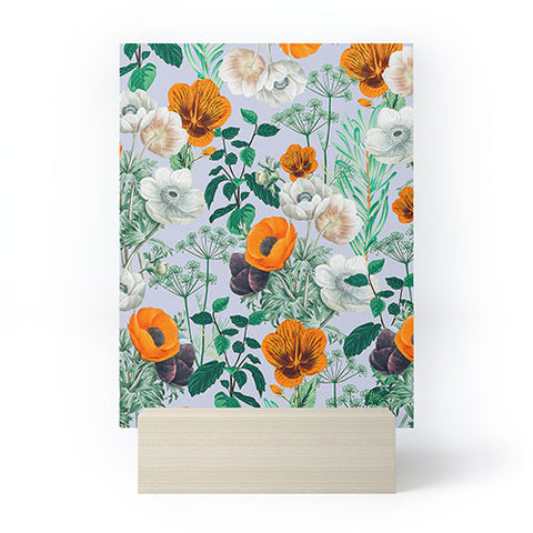 83 Oranges Wildflower Forest Mini Art Print