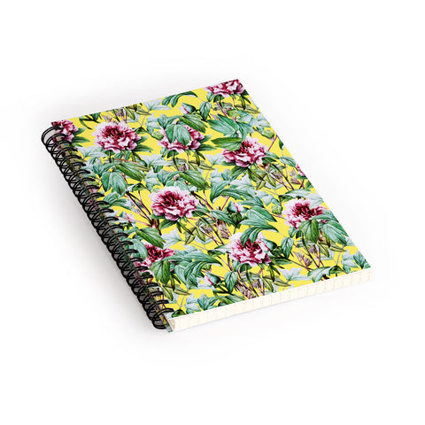 83 Oranges Yellow Flora Spiral Notebook
