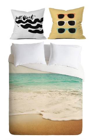 Ombre Beach Bed Set