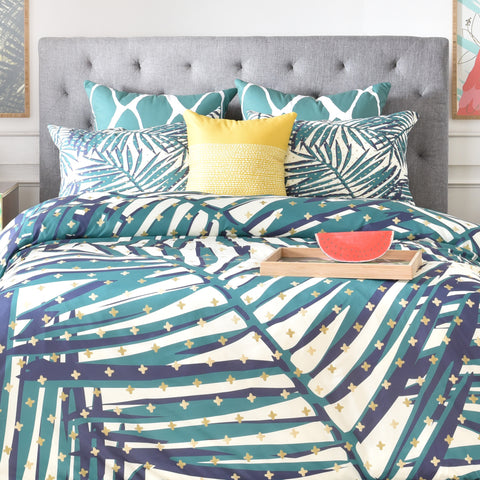 Tropical Palm Duvet Cover Set