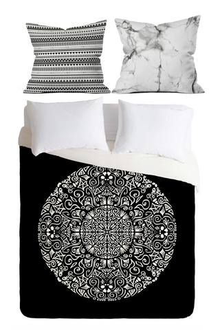 DOODLE CIRCLE 1 Bed Set