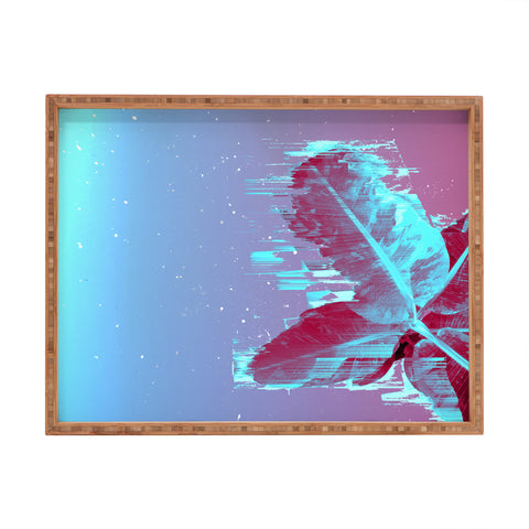 Adam Priester Banana Leaf Through The Code Rectangular Tray