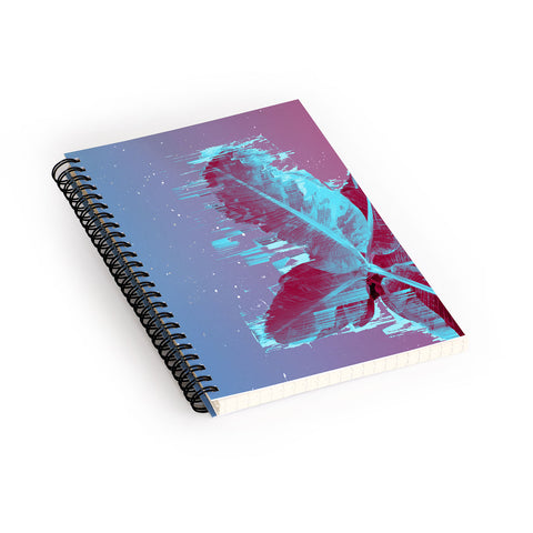 Adam Priester Banana Leaf Through The Code Spiral Notebook