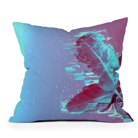 Adam Priester Banana Leaf Through The Code Throw Pillow