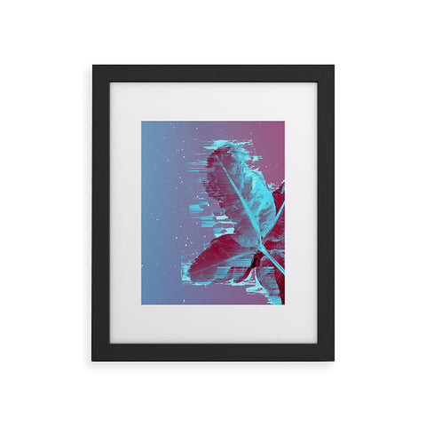 Adam Priester Banana Leaf Through The Code Framed Art Print