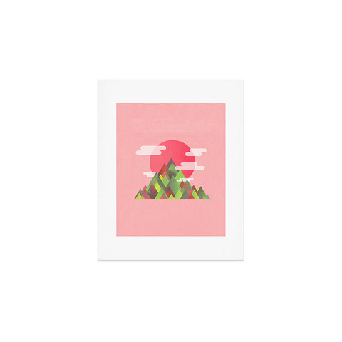 Adam Priester Cloudy Peaks Art Print