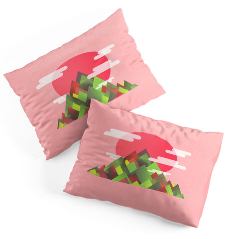 Adam Priester Cloudy Peaks Pillow Shams