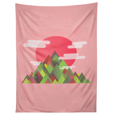 Adam Priester Cloudy Peaks Tapestry