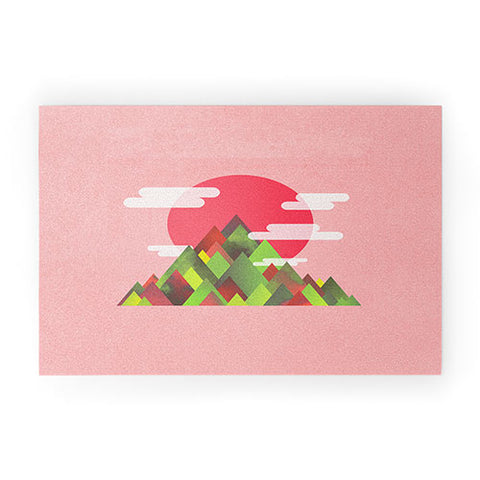 Adam Priester Cloudy Peaks Welcome Mat