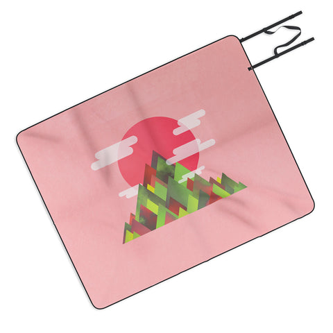 Adam Priester Cloudy Peaks Picnic Blanket