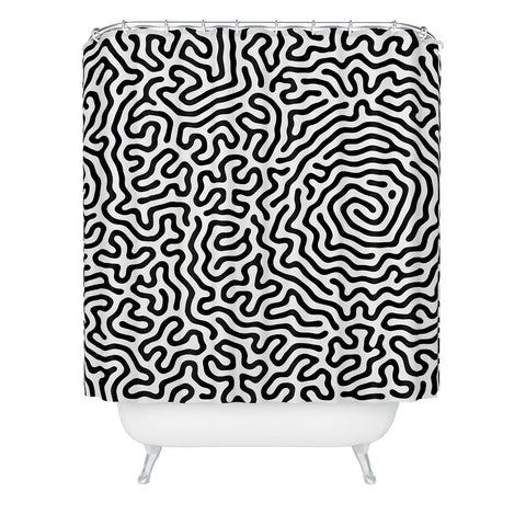 Adam Priester Coral Pattern I Shower Curtain