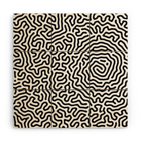 Adam Priester Coral Pattern I Wood Wall Mural