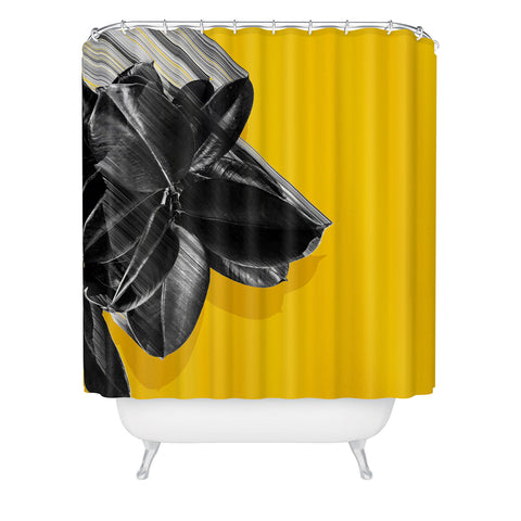 Adam Priester Crush Into Orange Shower Curtain