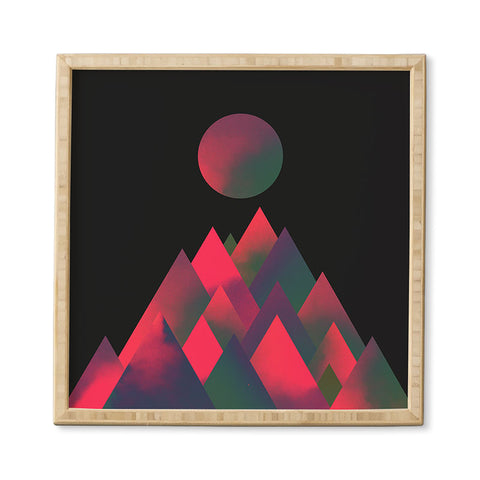 Adam Priester Dark Peaks Framed Wall Art
