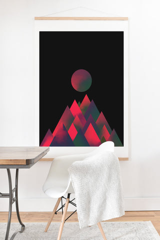 Adam Priester Dark Peaks Art Print And Hanger