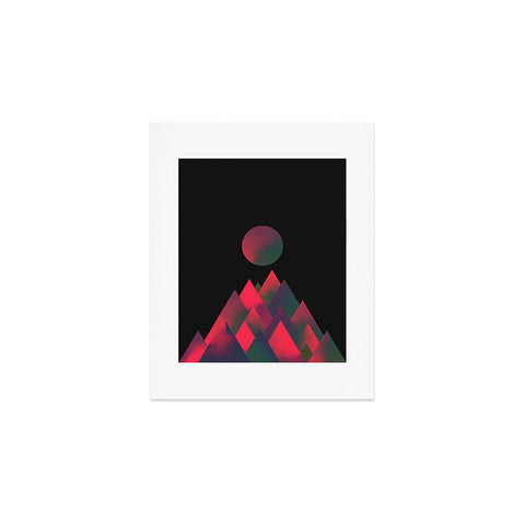 Adam Priester Dark Peaks Art Print