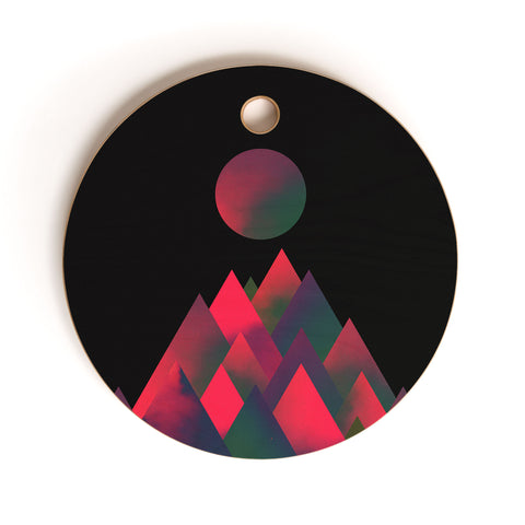 Adam Priester Dark Peaks Cutting Board Round