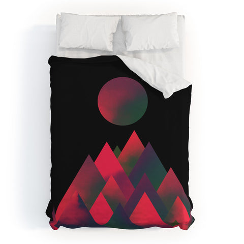 Adam Priester Dark Peaks Duvet Cover