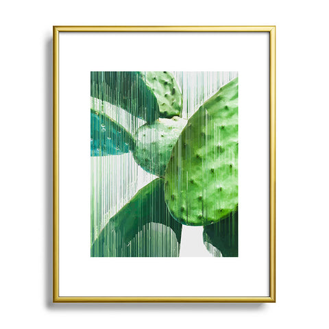 Adam Priester Fast Cacti Metal Framed Art Print