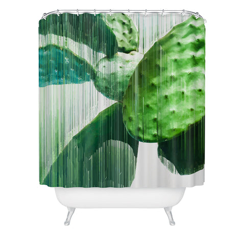 Adam Priester Fast Cacti Shower Curtain