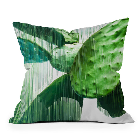 Adam Priester Fast Cacti Throw Pillow