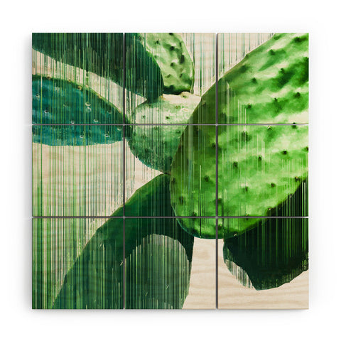 Adam Priester Fast Cacti Wood Wall Mural