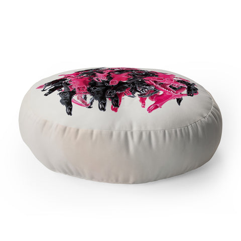 Adam Priester Gangs All Here Floor Pillow Round