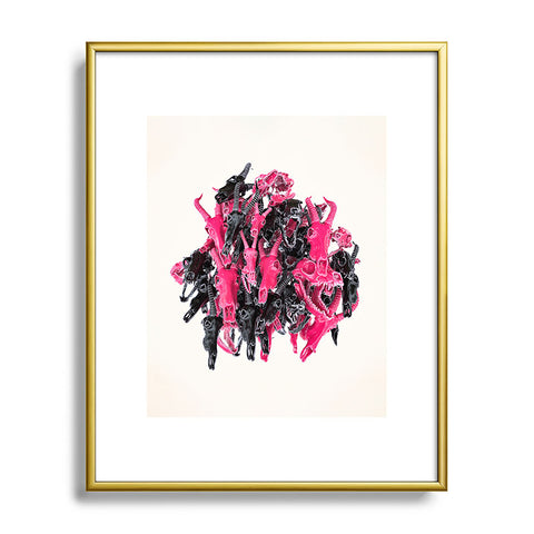 Adam Priester Gangs All Here Metal Framed Art Print