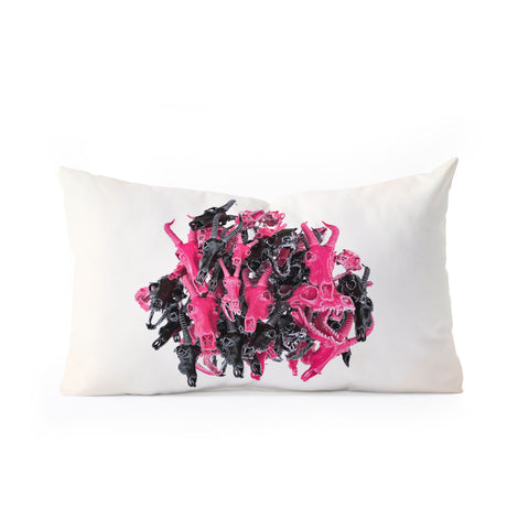 Adam Priester Gangs All Here Oblong Throw Pillow