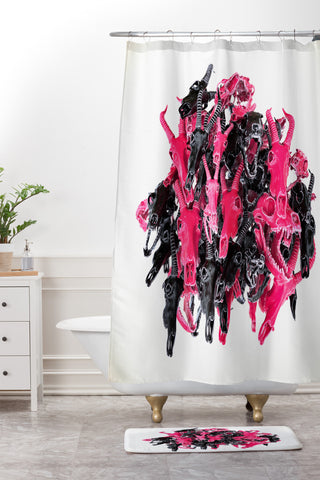 Adam Priester Gangs All Here Shower Curtain And Mat