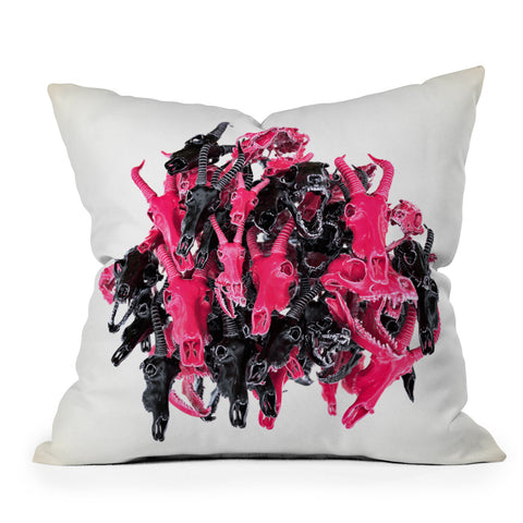 Adam Priester Gangs All Here Throw Pillow