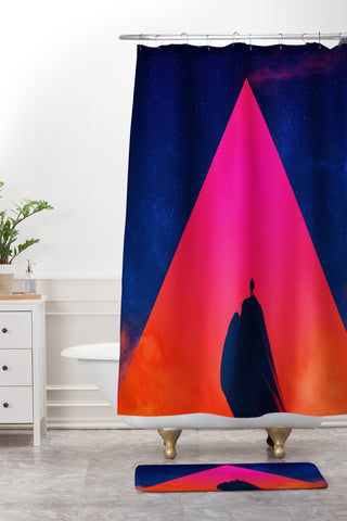 Adam Priester Gilgamesh Shower Curtain And Mat