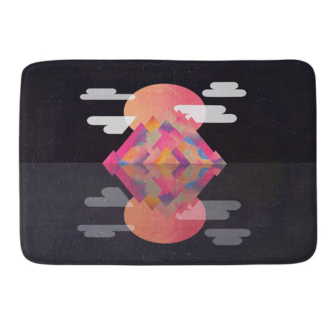 Adam Priester Grape Moon Peaks Memory Foam Bath Mat