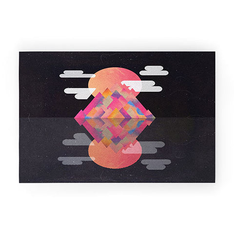 Adam Priester Grape Moon Peaks Welcome Mat