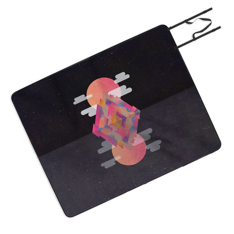 Adam Priester Grape Moon Peaks Picnic Blanket