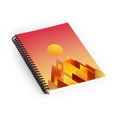 Adam Priester Hot Peaks Spiral Notebook