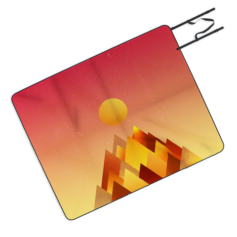 Adam Priester Hot Peaks Picnic Blanket