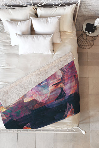 Adam Priester In the club Fleece Throw Blanket