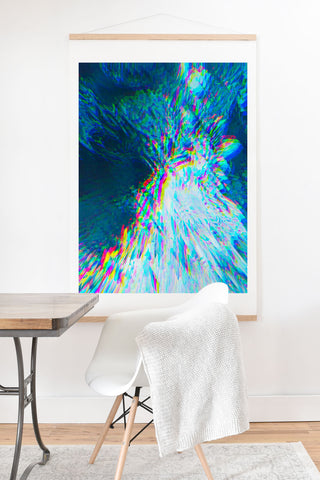 Adam Priester LCD River Art Print And Hanger