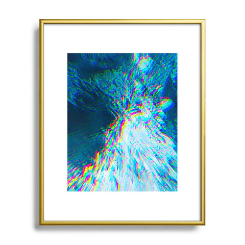 Adam Priester LCD River Metal Framed Art Print