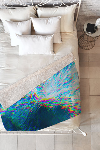 Adam Priester LCD River Fleece Throw Blanket