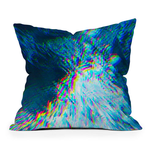 Adam Priester LCD River Throw Pillow
