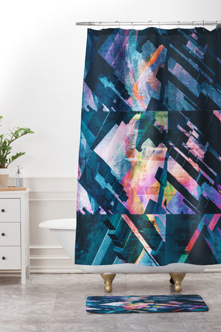 Adam Priester Logic Shower Curtain And Mat