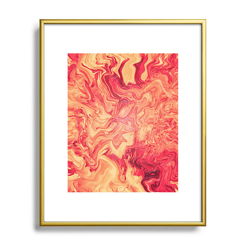 Adam Priester Melt Metal Framed Art Print