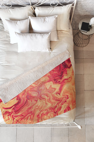 Adam Priester Melt Fleece Throw Blanket