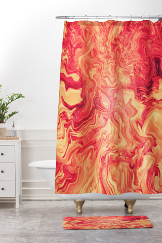 Adam Priester Melt Shower Curtain And Mat