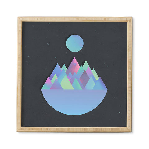 Adam Priester Moon Peaks Alternative Framed Wall Art