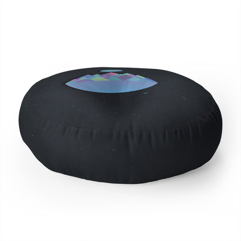 Adam Priester Moon Peaks Alternative Floor Pillow Round